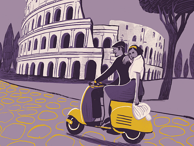 Rome. Nostalgic travel poster illustration illustration travel travel illustration travel poster