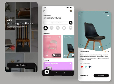 Furnish furniture ui design