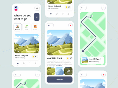 Travel App Concept app mobile travel ui ui designer uidesign uidesigns uiux