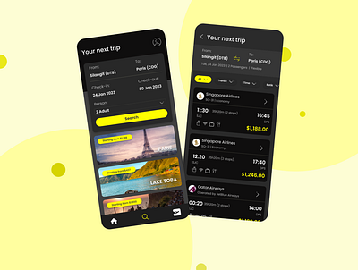 UI Mobile Airline Ticket airline flights ticket ui uidesign uiuxdesign