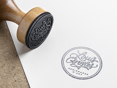Logotype Louis Angles STAMP