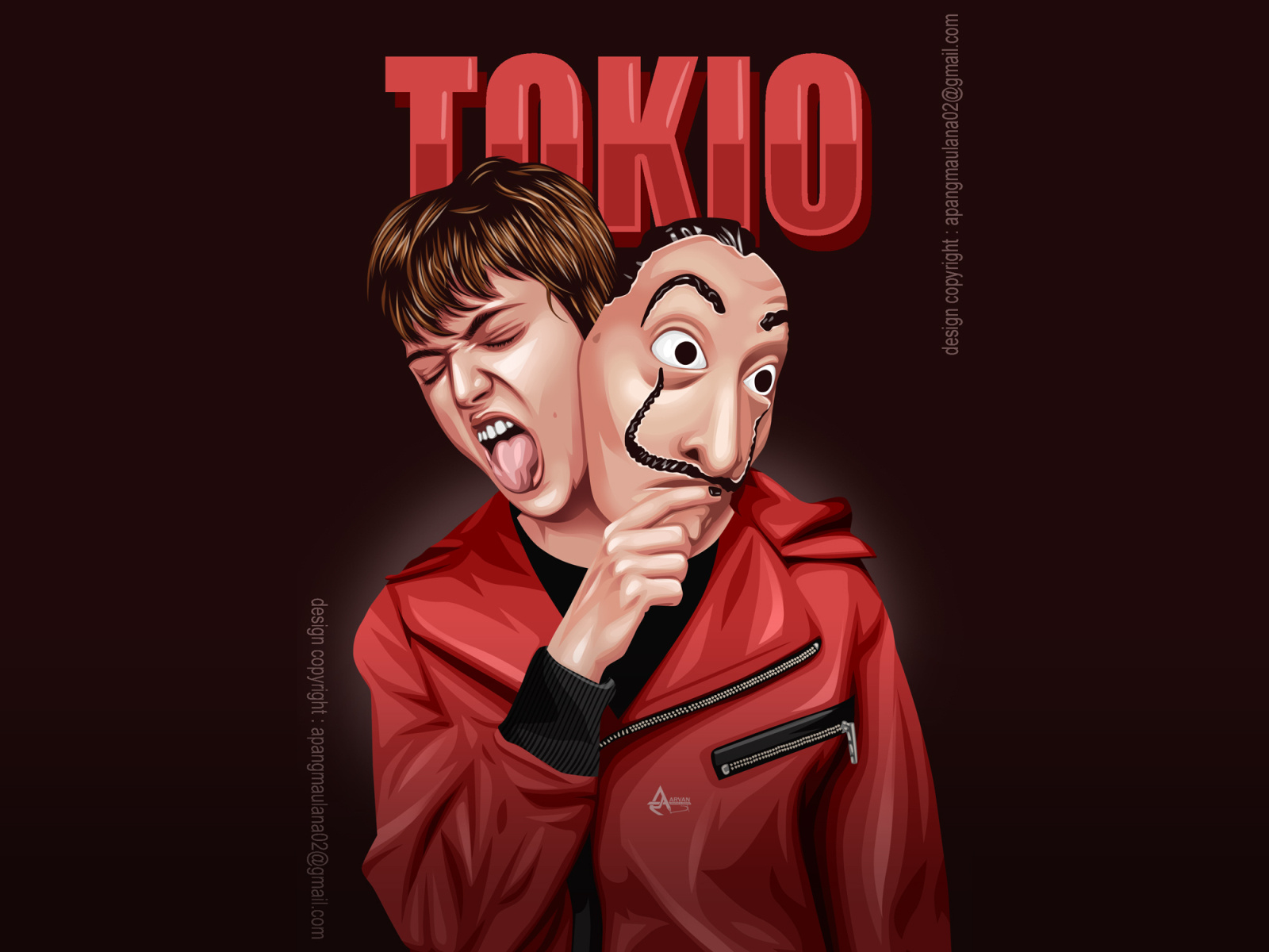 Tokio money Heist By Arvan Maulana On Dribbble