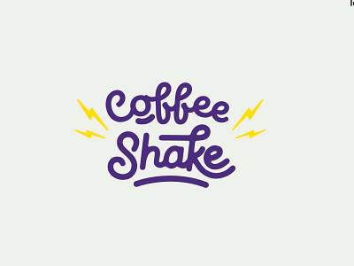 coffee shake logo design branding coffee logo coffee shop graphic design identity lightning logo logo logo 2021 logo design