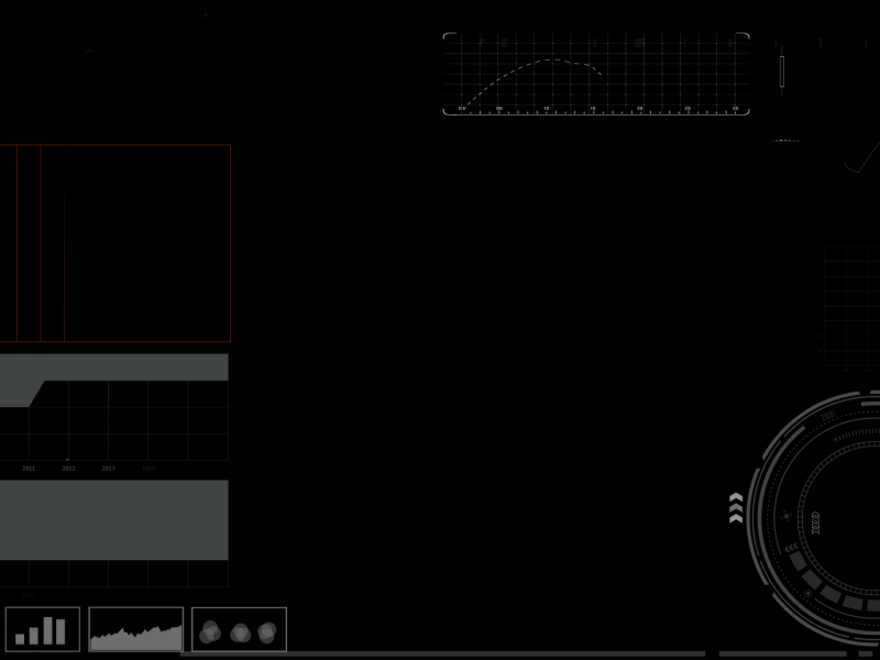 Data Grid Assets after effects animation computer data gif graph heads up display hud interface loop technology trim paths