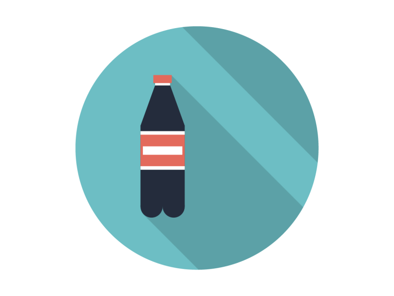 I'll take a cheeseburger and a Coke please ae after effects cheeseburger coke flat icon motion design soda vector