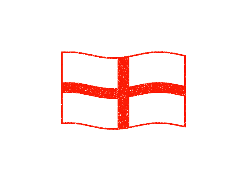 Eng-land! after effects animated gif animation arctangent england flag loop mograph motion design texture uk