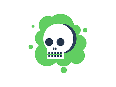 Spoooooky Skull clean flat design halloween illustration illustrator skull spooky vector