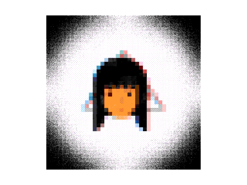14/52 - Ghost in the Shell after effects animation anime ghost in the shell gif glitch illustration illustrator loop motion design motionpictures2017 pixel