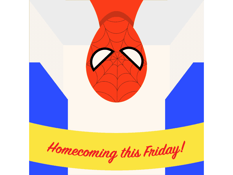 27 - Spider-Man: Homecoming ae after effects animation disney gif marvel motion design motion graphics motionpictures2017 spider man spiderman vector