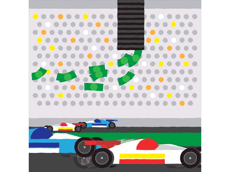 33 - Logan Lucky animation gif illustration logan lucky loop motionpictures2017 racing