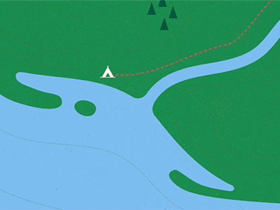 L.L.Bean - Find Your Parks 1 after effects animation gif motion design motion graphics