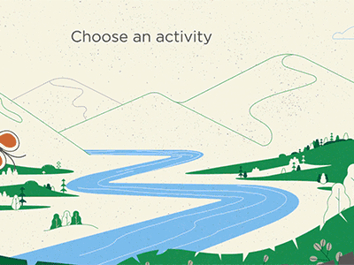 L.L.Bean - Find Your Parks 2 after effects animation gif motion design motion graphics