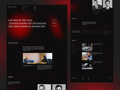 Law Firm (home page) corporate figma firm homepage law typography ui ux webdesign