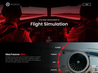 Machwave Homepage Design