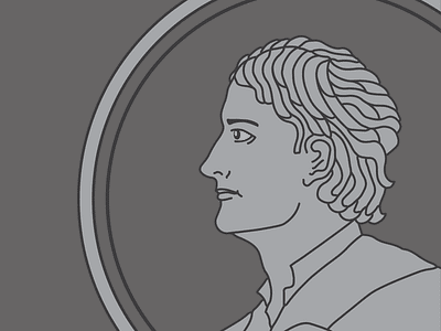 Isaac Newton, Part 1 branding design duotone flat illustration illustrator procreate science vector