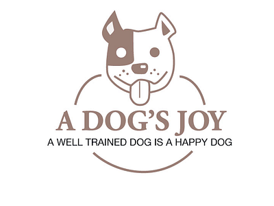 A Dog's Joy artwork branding logo typography