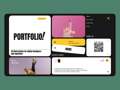 Portfolio Landing page concept