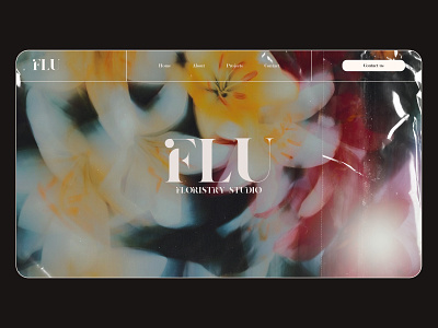 Floristry studio - Landing page concept