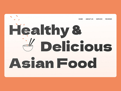 Landing page for Food Service