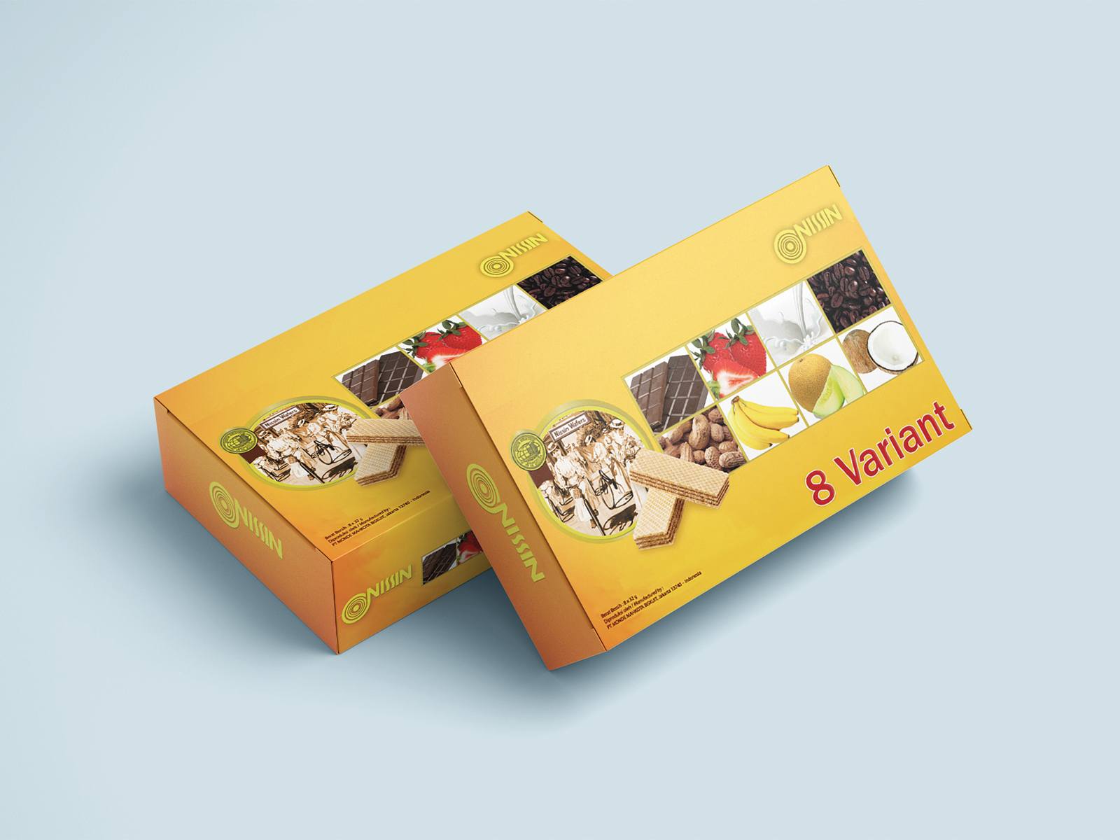 Nissin wafer packaging by Wulan Sutedjo on Dribbble