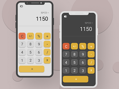 calculator app customized dailyui dailyuichallenge design design app designs ui uiux ux