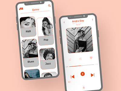 Music Player app customized dailyui dailyuichallenge design design app designs ui uiux ux