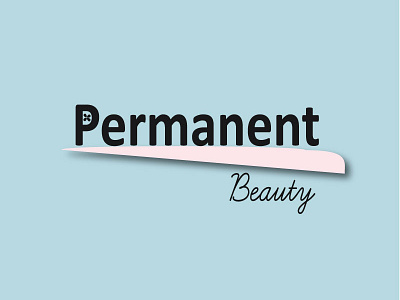 Permanent Beauty Esthetician Logo Design branding design graphic design logo typography ui ux vector website