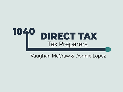 Direct Tax branding design graphic design logo typography vector website