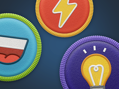 Badges 3d badge icon illustration render reward scout