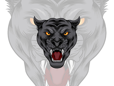 Black Panther Illustration animation branding design graphic design illustration ux vector