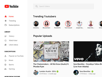 Youtube Redesign