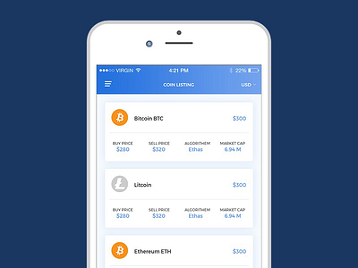 Coins Listing coin listing
