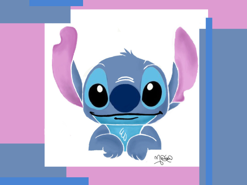 Desenho Digital Stitch by Maisa Vasconcelos on Dribbble