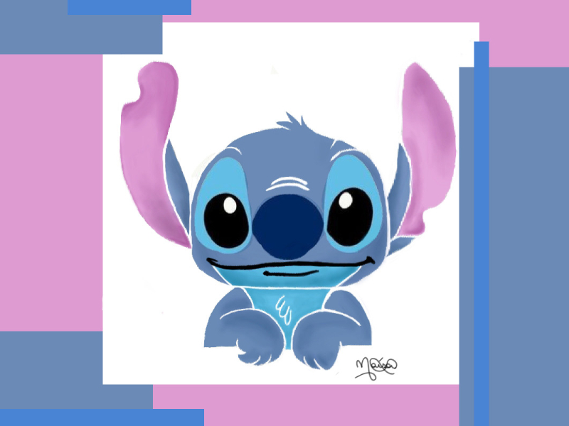 Desenho Digital Stitch By Maisa Vasconcelos On Dribbble