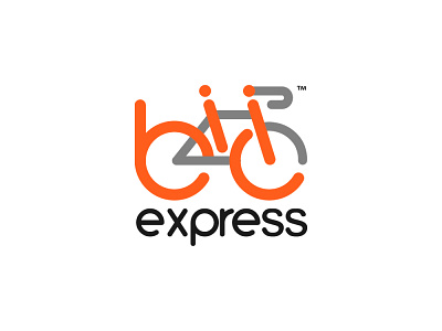 Bici Express app bicicleta brand branding delivery delivery app design express identity logo logotype mark vector