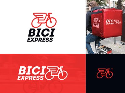 Bici Express Logo bike brand branding delivery delivery app design envios logo logo design logo mark logodesign logos mark send