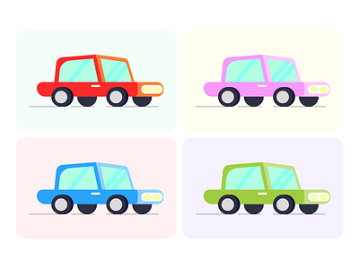 Designing cars in perspective using Figma car drawings flat illustration vector