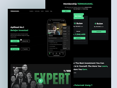 Redesign Ternakuang Homepage - Exploration app design landing page redesign ui uiuxdesign ux webdesign