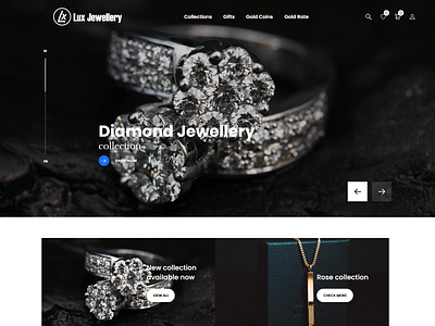 Jewellery Website Design adobe xd graphic design ui uidesign