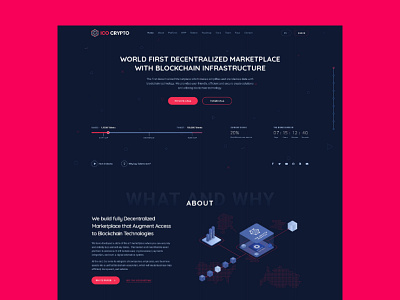 Crypto - Landing Page