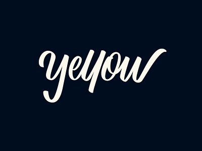 Lettering Yellow