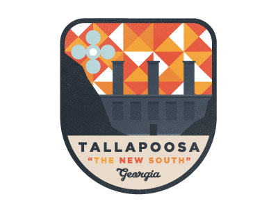 Tallapoosa, GA badge been everywhere patch sticker