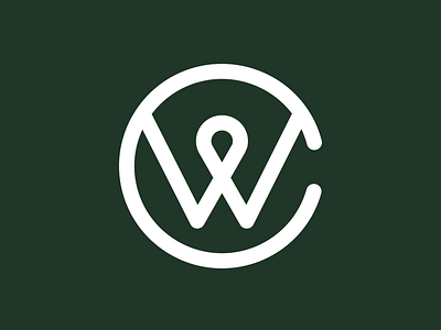 Worthy Companion line logo monogram monoline