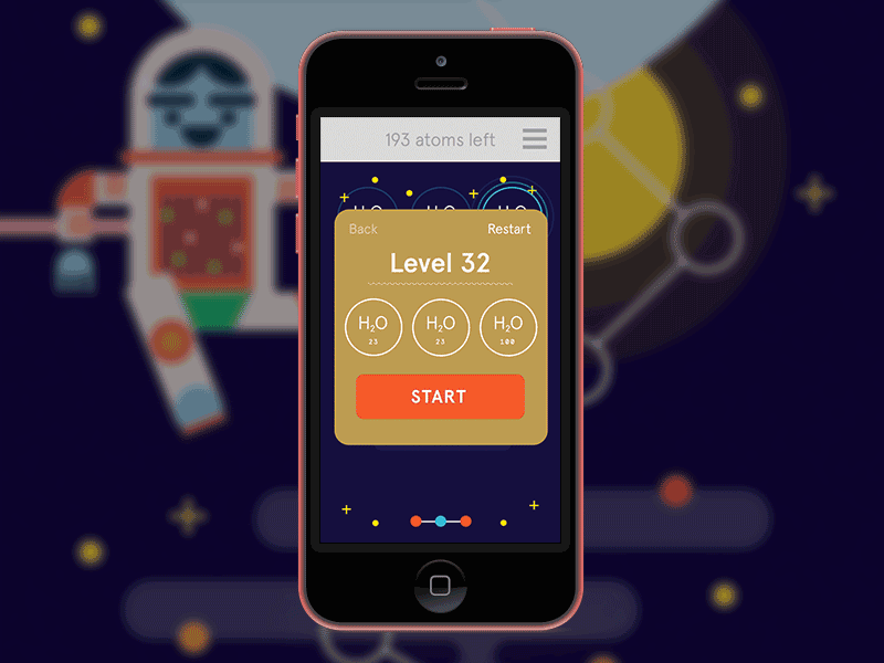 Level Screens app color game games illustration ios preview