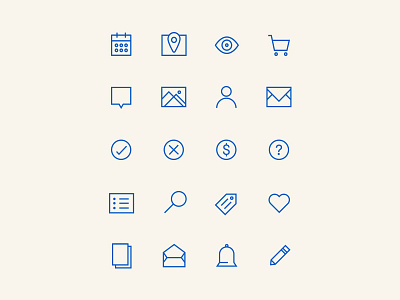 Paperless Post Icons