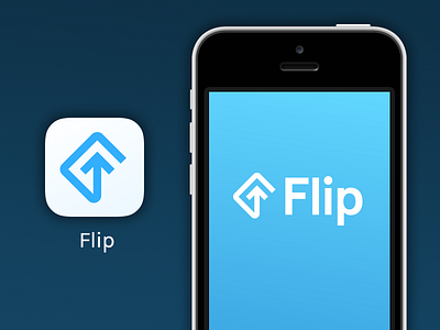 Flip flip logo real estate startup tech
