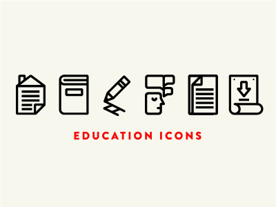 Classroom Icon Set