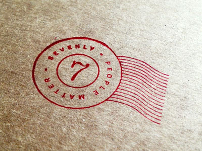 Sevenly Postage packaging sevenly shipping stamp