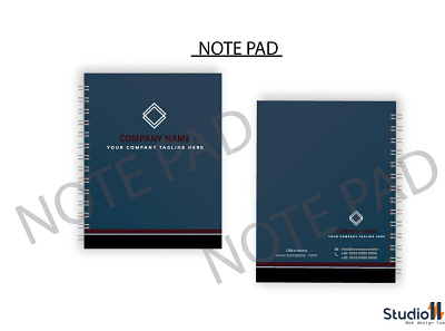 Note pad demo branding design graphicdesign icon illustrator logo web website