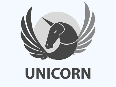 Unicorn Logo Design design illustration logo vector